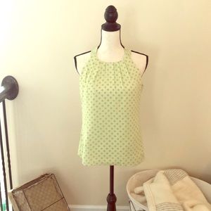 High neck sleeveless blouse